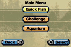 Rapala Pro Fishing screenshot 4 for GameBoy Advance